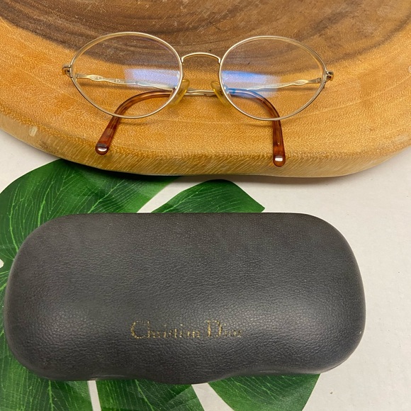 Christian Dior Vintage Reading Eyeglasses & Hard case - Picture 2 of 9